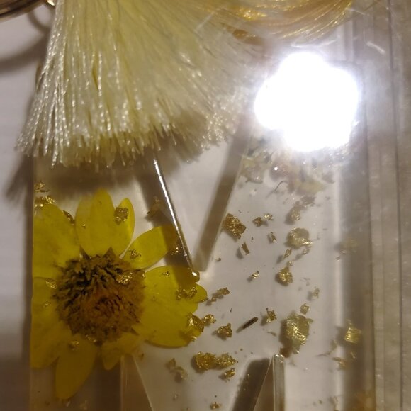 Monogram Keychain M Letter - Picture 2 of 3